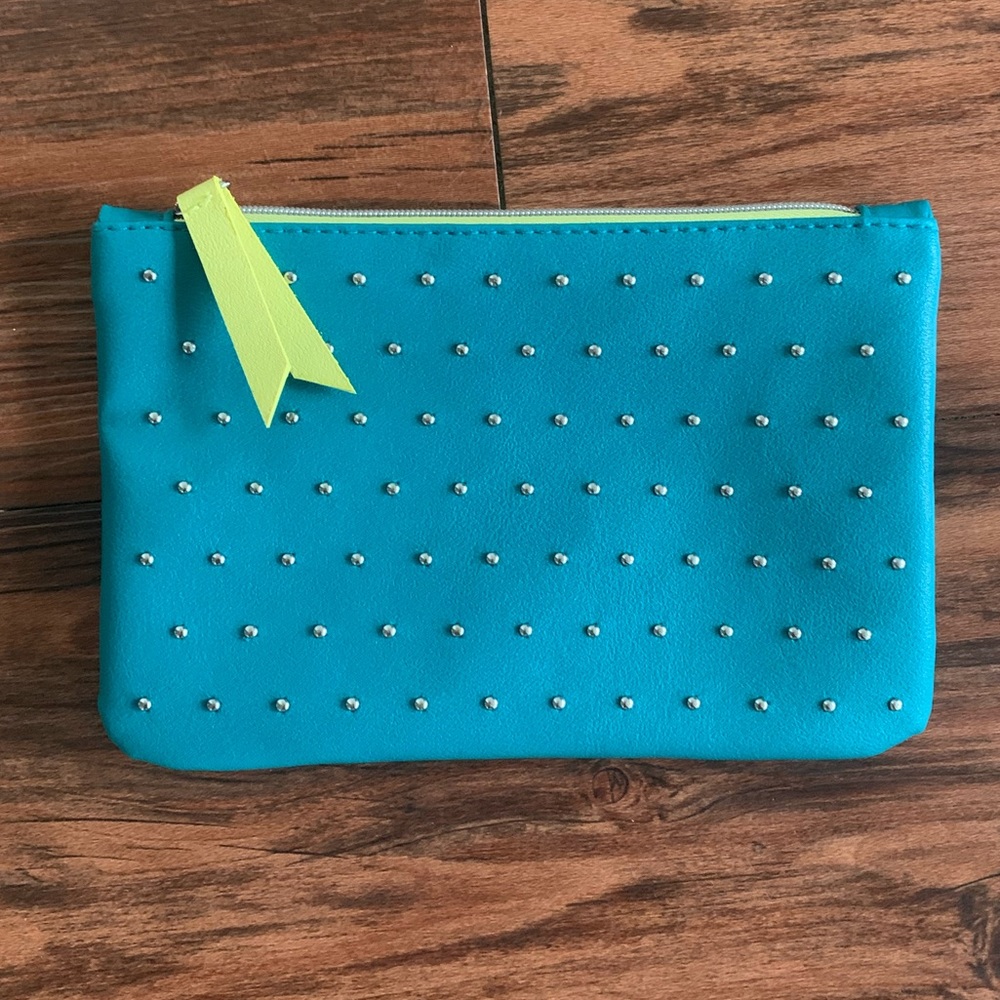 Teal and Green Makeup Bag